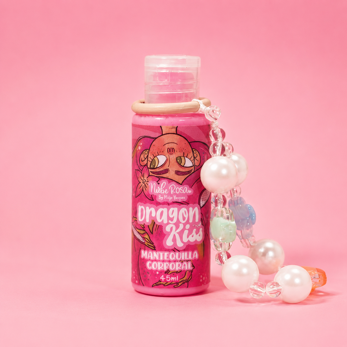 LLAVERO MANTEQUILLA CORPORAL DRAGON KISS NUBE ROSA