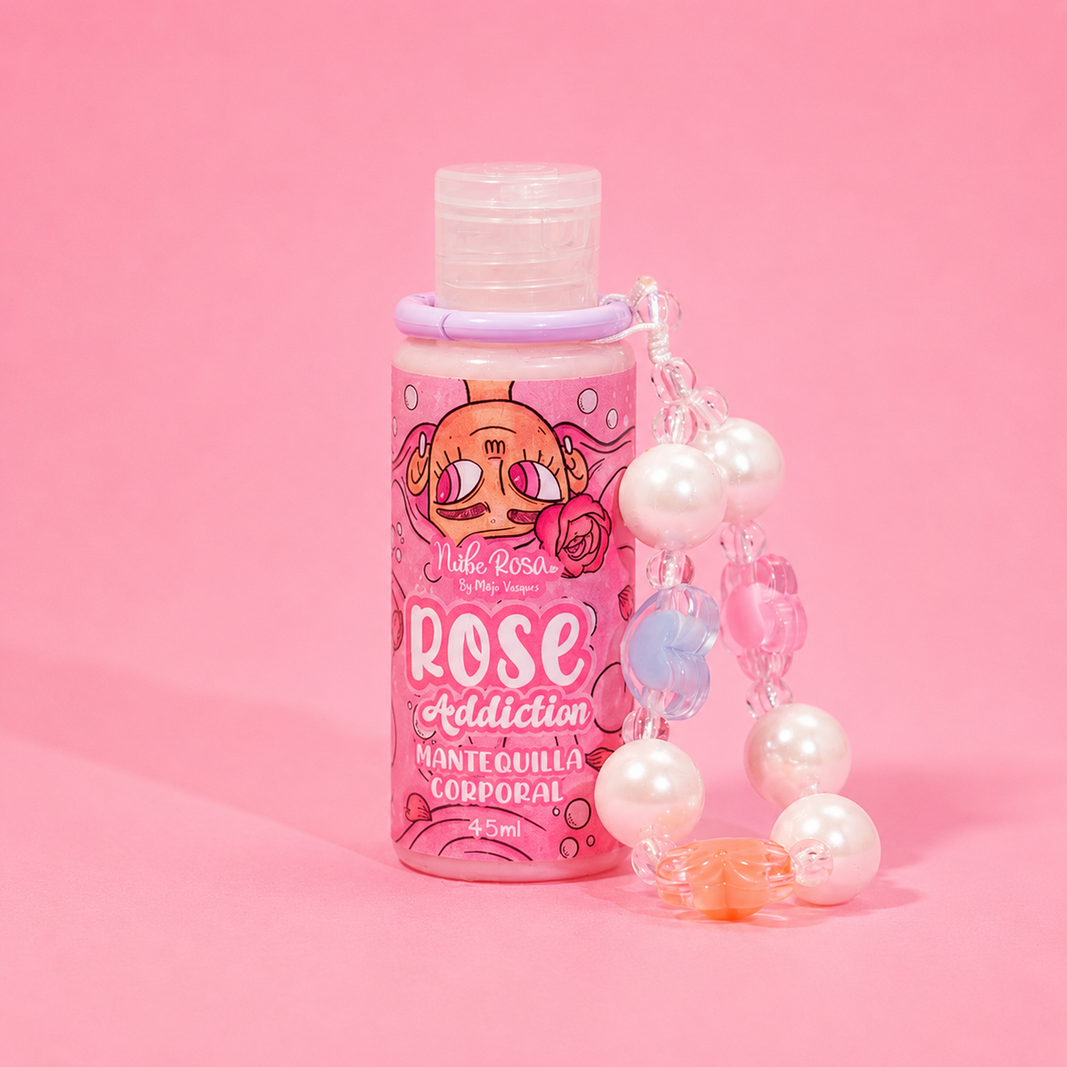 LLAVERO MANTEQUILLA CORPORAL ROSE ADDICTION NUBE ROSA