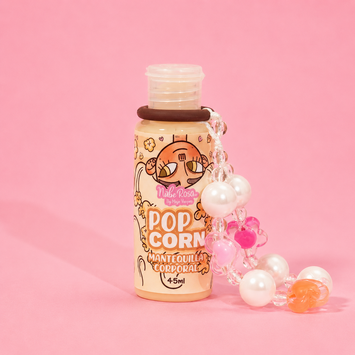 LLAVERO MANTEQUILLA CORPORAL POP CORN NUBE ROSA
