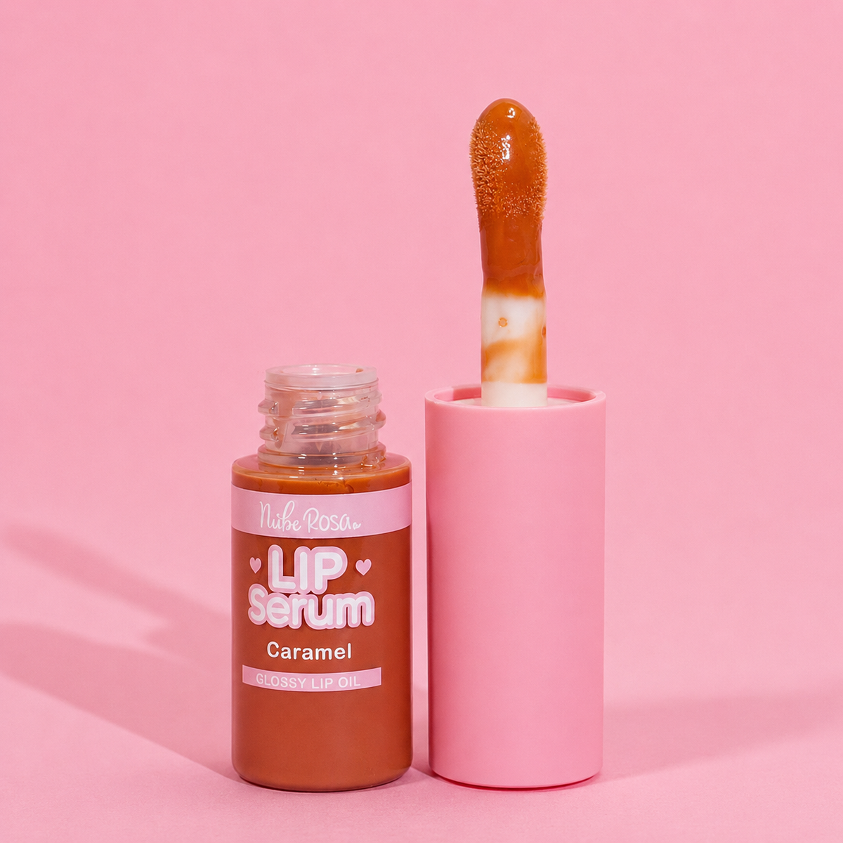 LIP SERUM OIL CARAMEL NUBE ROSA