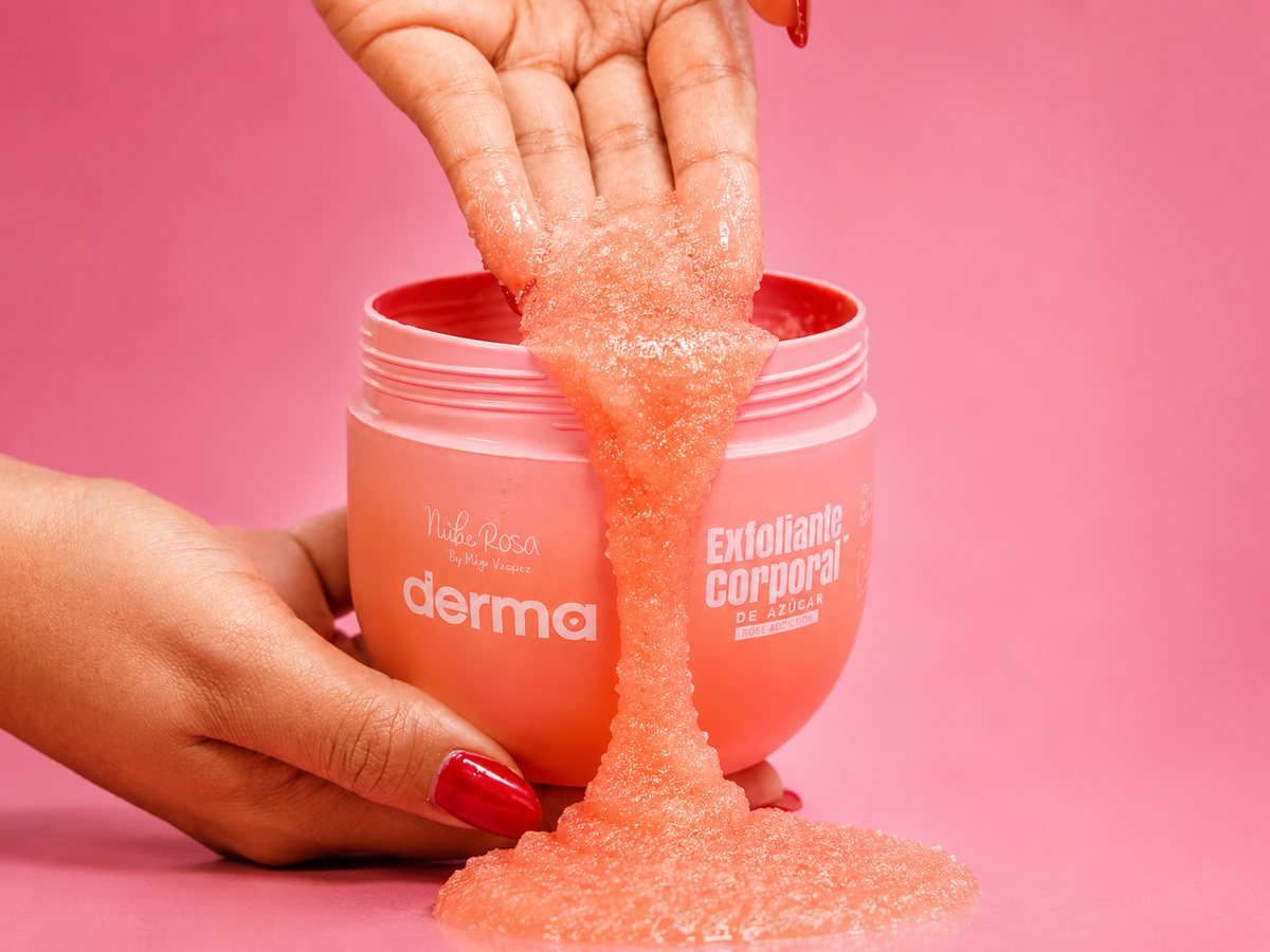EXFOLIANTE DERMA ROSE ADDICTION NUBE ROSA 360G