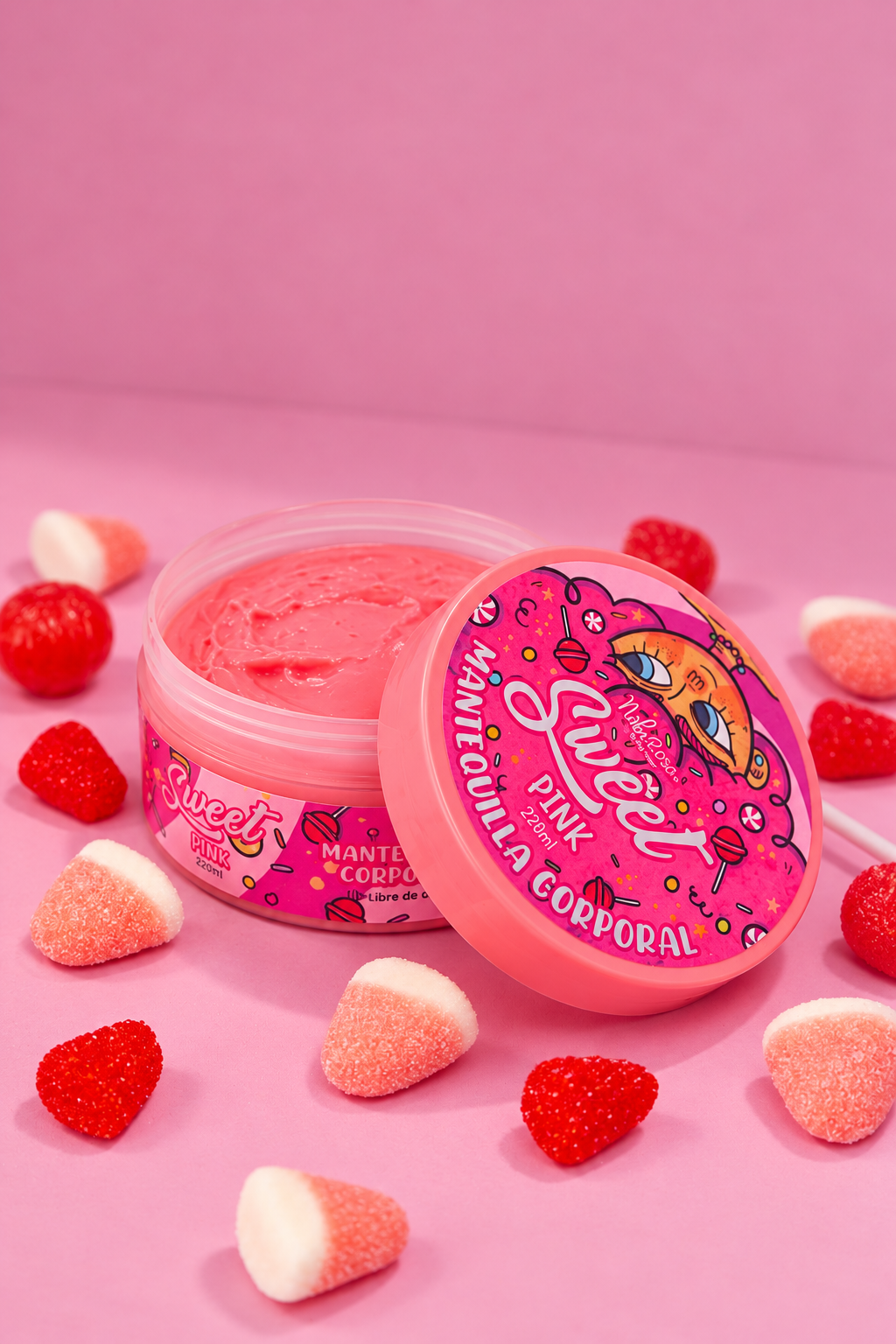 MANTEQUILLA SWEET PINK BOMBOM NUBE ROSA