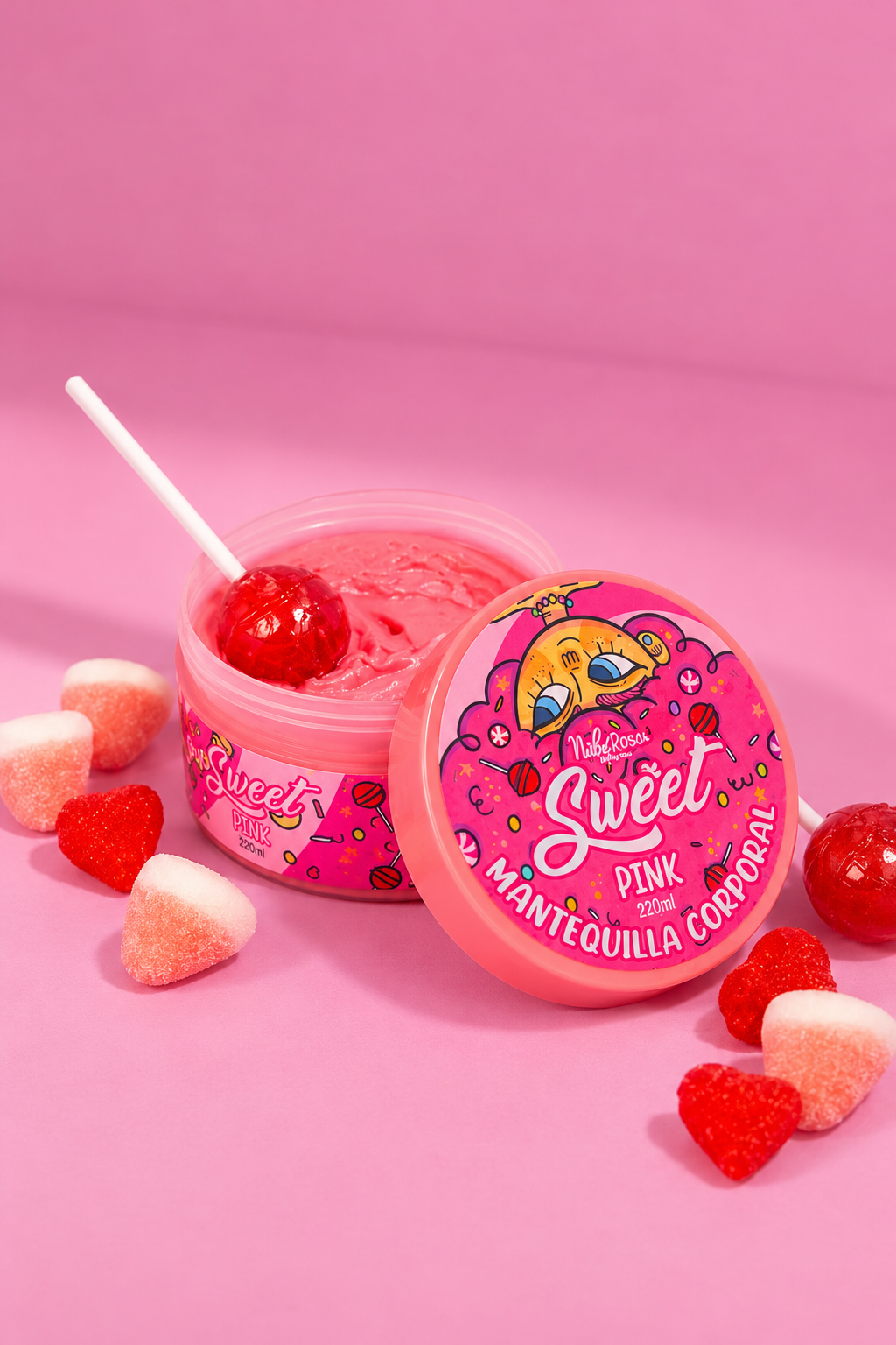 MANTEQUILLA SWEET PINK BOMBOM NUBE ROSA