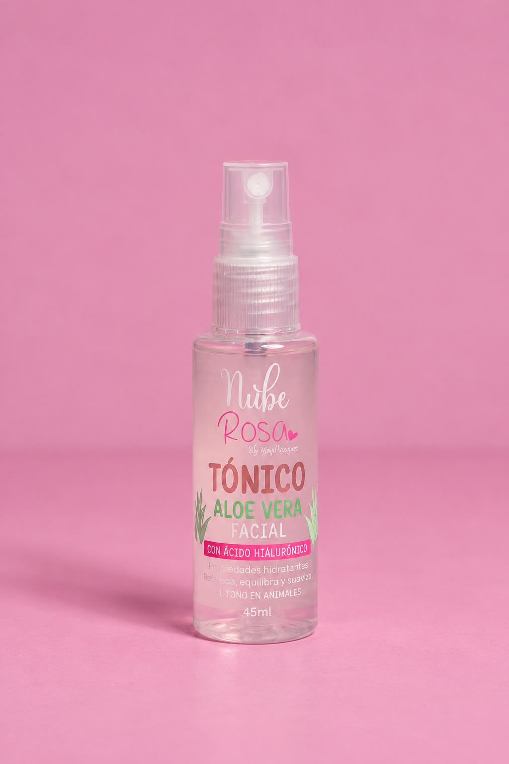 TONICO DE ALOE VERA VIAJERA NUBE ROSA 45ML