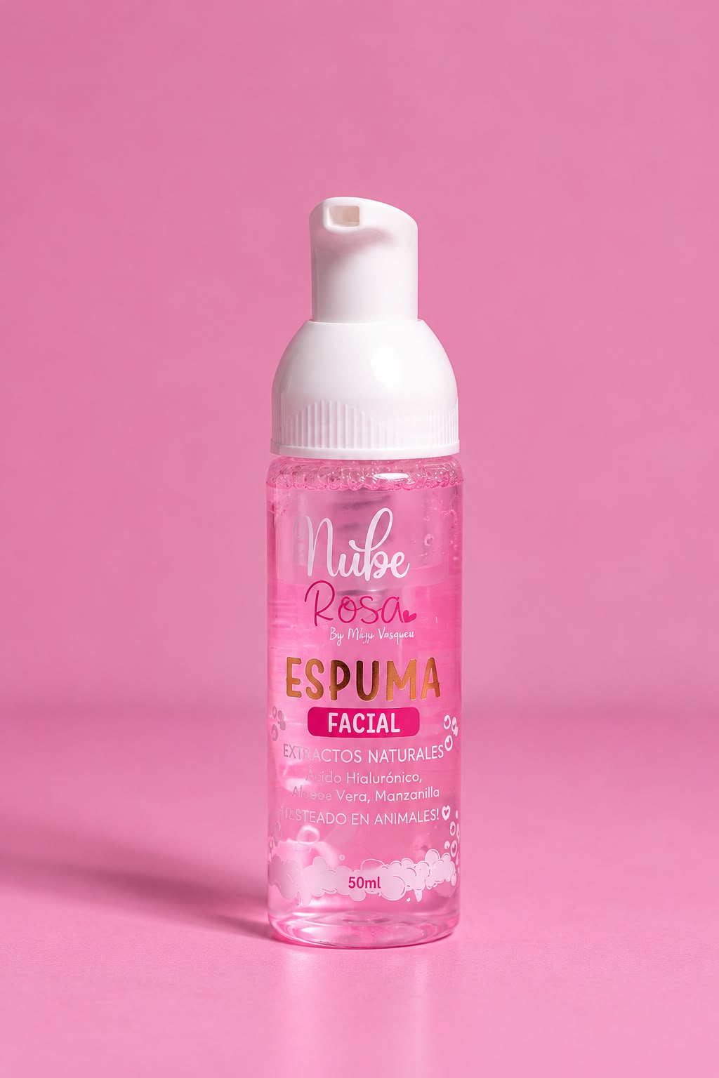ESPUMA FACIAL VIAJERA NUBE ROSA 50ML